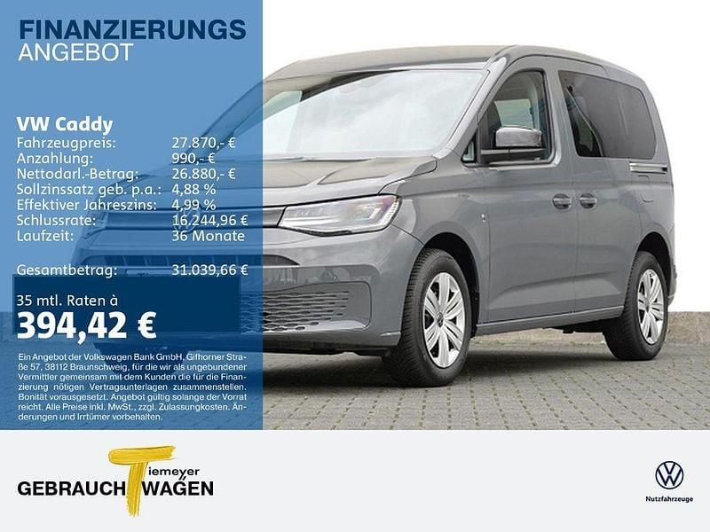 Gebraucht VW Caddy Basis 116 PS (85 kW) 2025 Grau Van / Kleinbus