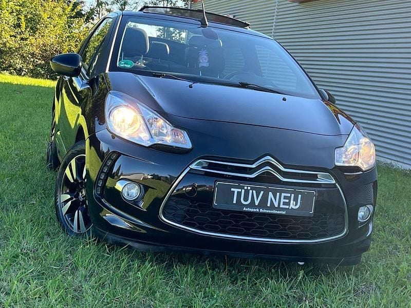 Schwarz Gebraucht 2015 Citroën DS3 Cabriolet So Chic Cabrio | 5.499 € (Fairer Preis) - Bild 1/4