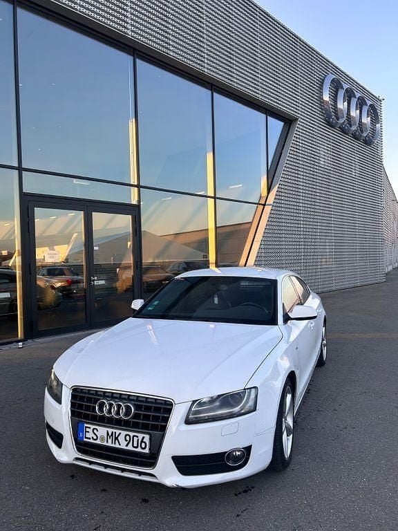 Weiß Gebraucht 2009 Audi A5 S-Line Coupé | 7.000 € (Fairer Preis) - Bild 1/4