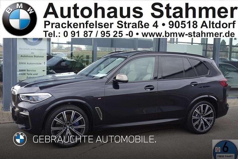 Carbonschwarz metallic Gebraucht 2020 BMW X5 M SUV | 58.790 € (Fairer Preis) - Bild 1/4