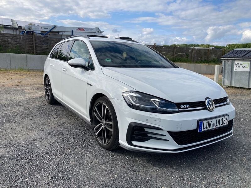 Gebraucht VW Golf VII GTD 184 PS (135 kW) 2019 Weiß Kombi