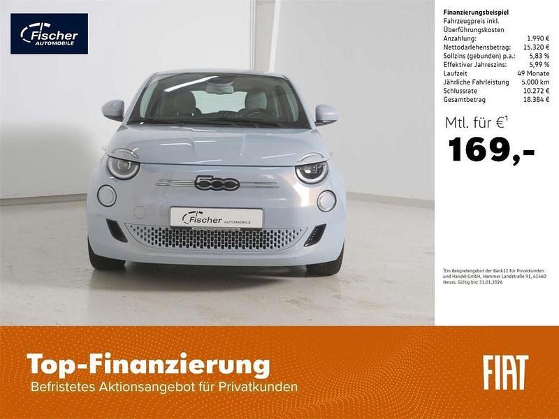 Himmel blau Gebraucht 2021 Fiat 500e Icon Kleinwagen | 16.480 € (Guter Preis) - Bild 1/4