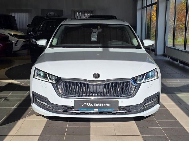 Gebraucht Skoda Octavia Style 116 PS (85 kW) 2023 Moonweiss metallic Kombi