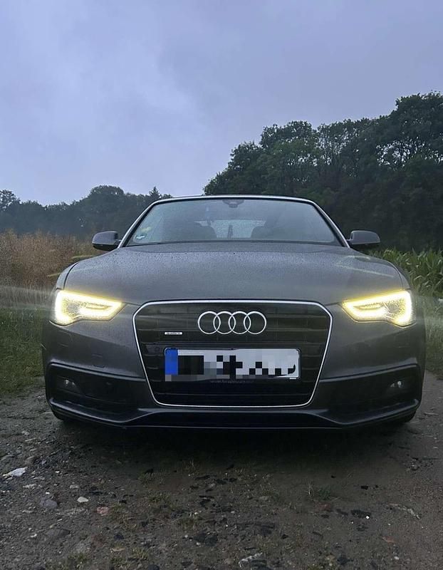 Grau Gebraucht 2014 Audi A5 Cabriolet S-Line Cabrio | 13.000 € (Superpreis) - Bild 1/4