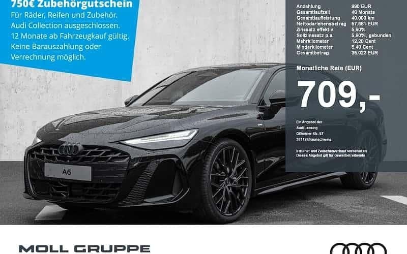 Schwarz Neu 2025 Audi A6 Edition .1 Limousine | 70.990 € (Guter Preis) - Bild 1/4