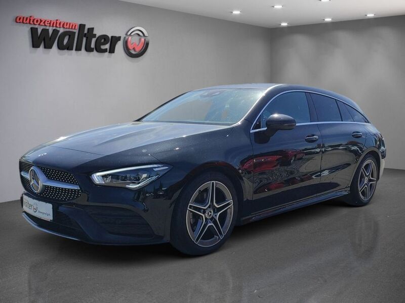 Schwarz Gebraucht 2022 Mercedes CLA200 Shooting Brake AMG line Kombi | 28.490 € (Guter Preis) - Bild 1/4