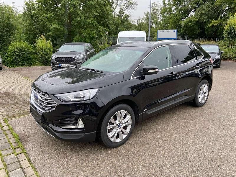 Agate black Gebraucht 2019 Ford Edge Titanium SUV | 21.350 € (Fairer Preis) - Bild 1/4