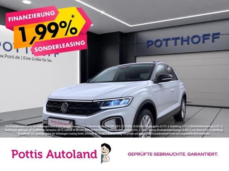 Weiss Gebraucht 2024 VW T-Roc Life SUV | 29.221 € (Guter Preis) - Bild 1/4