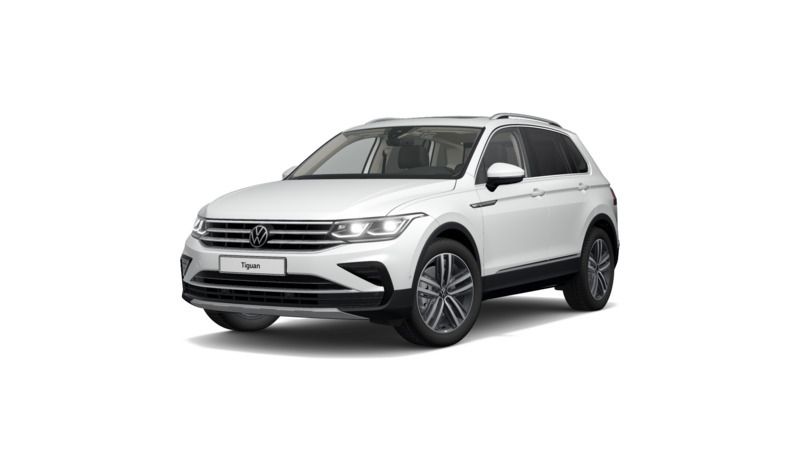 Weiß Gebraucht 2022 VW Tiguan Elegance SUV | 33.430 € (Etwas zu teuer) - Bild 1/4
