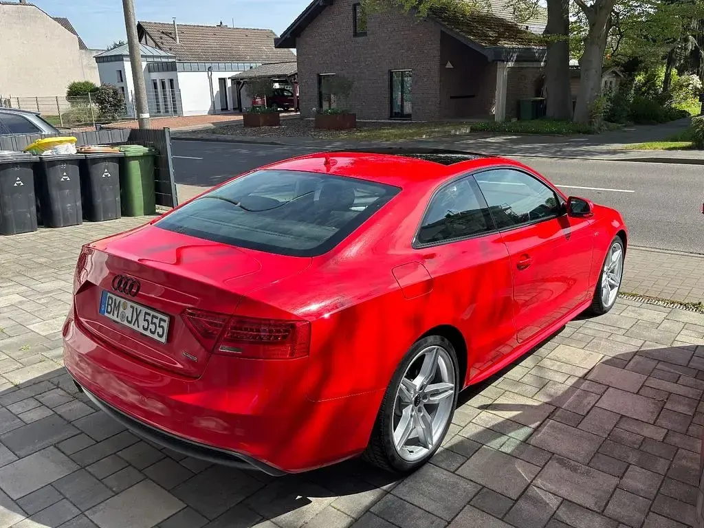 Second-hand Audi A5 S-Line 190 CP (139 kW) 2015 Roșu Coupe