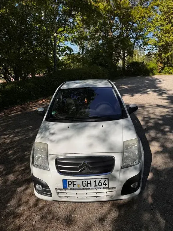 Gebraucht Citroën C2 VTR Sport 73 PS (53 kW) 2009 Weiß Kleinwagen