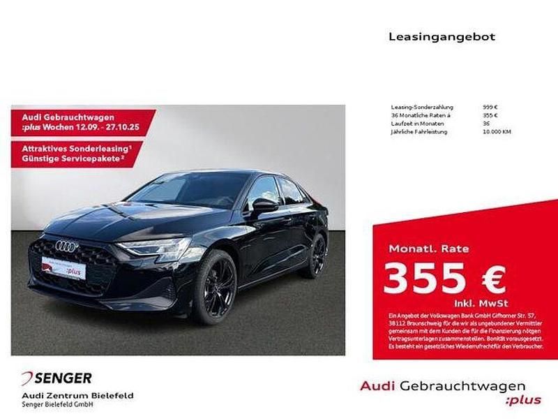 Mythosschwarz Gebraucht 2025 Audi A3 Sport Limousine | 37.990 € (Guter Preis) - Bild 1/2