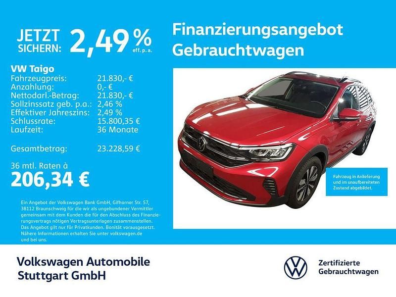 Kings red metallic Gebraucht 2024 VW Taigo Life SUV | 21.830 € (Superpreis) - Bild 1/4