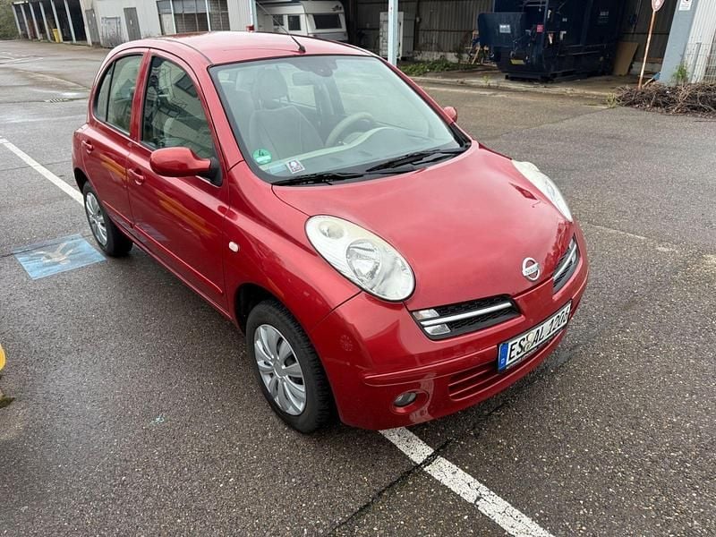 Gebraucht Nissan Micra Acenta 80 PS (58 kW) 2007 Rot Kleinwagen