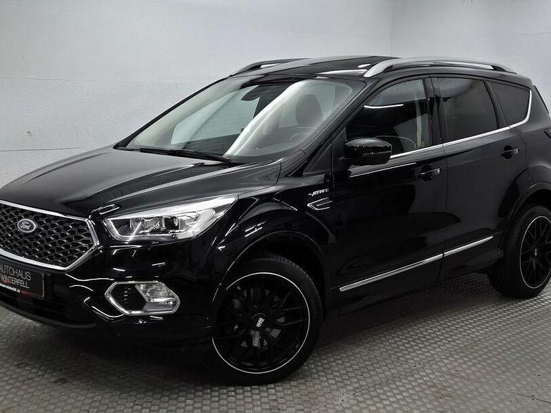 Iridium schwarz Gebraucht 2018 Ford Kuga Vignale SUV | 19.400 € (Fairer Preis) - Bild 1/4