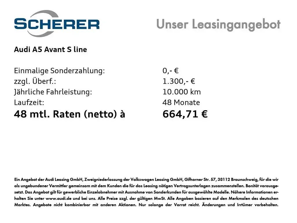 Neu Audi A5 Sport 367 PS (269 kW) 2026 Schwarz Kombi