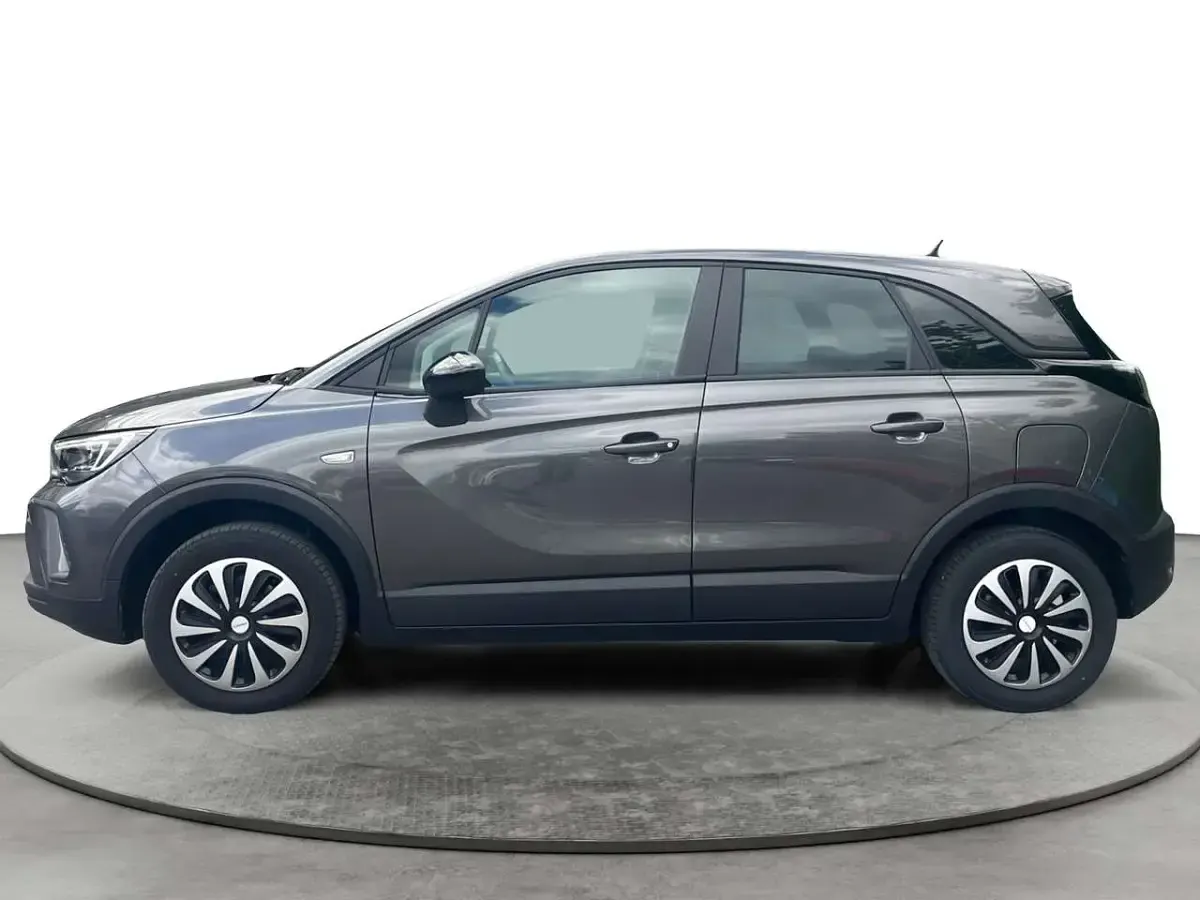 Gebraucht Opel Crossland Edition 110 PS (80 kW) 2022 Mondstein grau/e:vulkan grau SUV