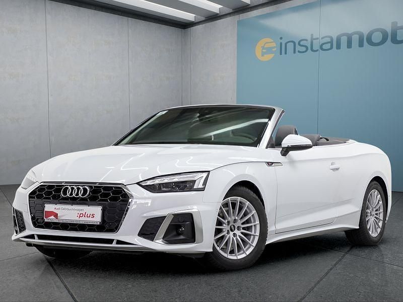 Weiß Gebraucht 2024 Audi A5 Cabriolet S-Line Cabrio | 46.349 € (Fairer Preis) - Bild 1/4