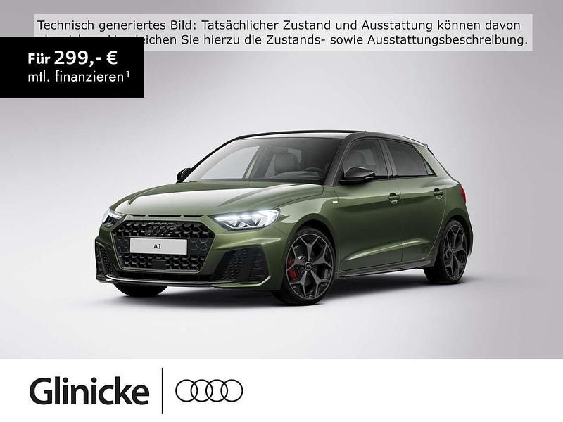 Distriktgrün metallic Neu 2025 Audi A1 S-Line Limousine | 41.500 € (Fairer Preis) - Bild 1/3