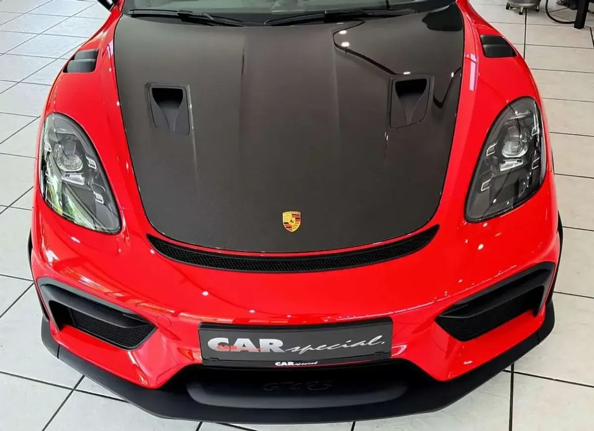 Neu Porsche Cayman GT4 500 PS (367 kW) 2025 Indischrot Coupé
