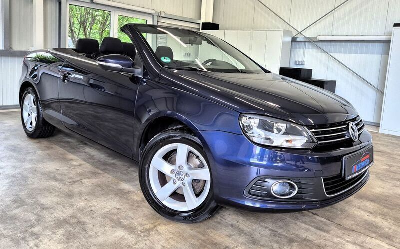 Blau Gebraucht 2012 VW Eos Cabrio | 7.990 € (Fairer Preis) - Bild 1/4