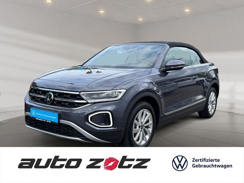 Schwarz Gebraucht 2023 VW T-Roc Style SUV | 31.590 € - Bild 1/4