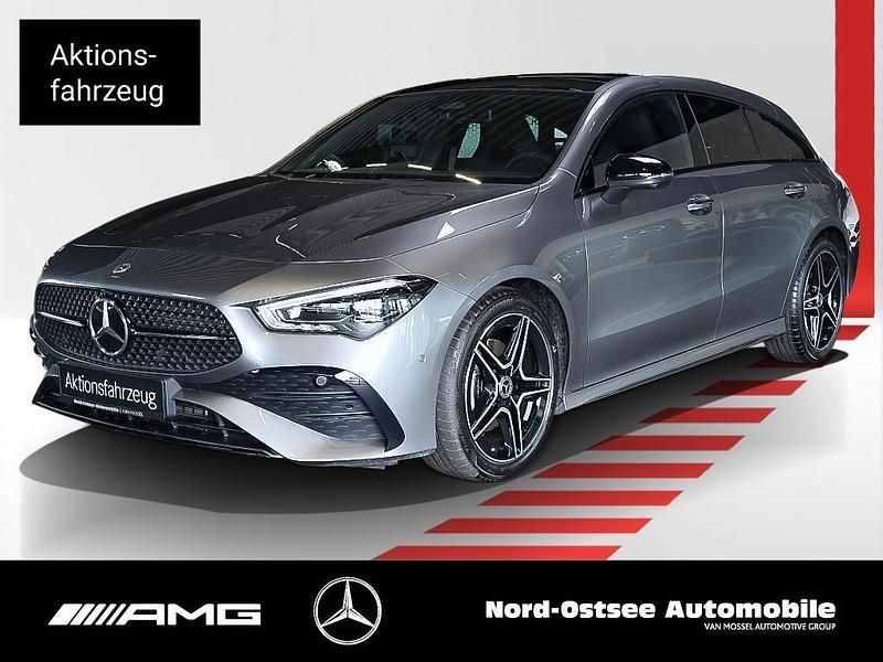 Metalliclack mountaingrau Gebraucht 2025 Mercedes CLA180 Shooting Brake AMG Kombi | 34.998 € - Bild 1/4