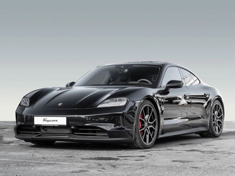 Tiefschwarzmetallic Neu 2024 Porsche Taycan 4S Limousine | 160.325 € - Bild 1/4