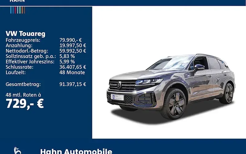 Gebraucht VW Touareg R-line 286 PS (210 kW) 2025 Grau SUV