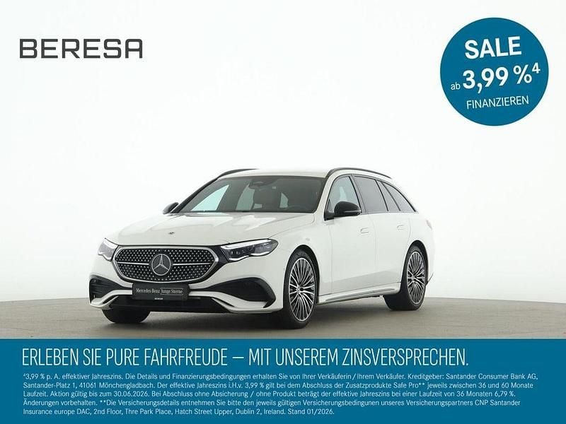 Weiß Gebraucht 2024 Mercedes E220 AMG Kombi | 47.380 € (Guter Preis) - Bild 1/4