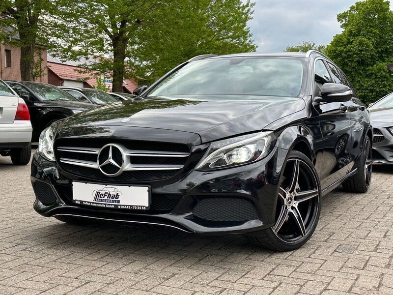 Schwarz Gebraucht 2015 Mercedes C220 Kombi | 12.600 € (Superpreis) - Bild 1/4
