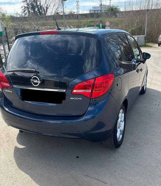 Gebraucht Opel Meriva Edition 95 PS (69 kW) 2013 Blau Van / Kleinbus
