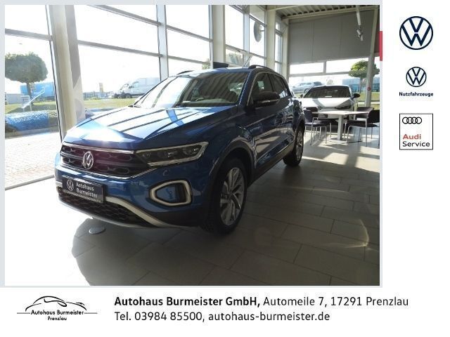 Blau Gebraucht 2024 VW T-Roc Goal SUV | 36.900 € (Teuer) - Bild 1/4