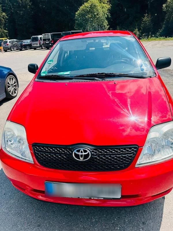 Rot Gebraucht 2004 Toyota Corolla Kombi | 2.150 € (Guter Preis) - Bild 1/4
