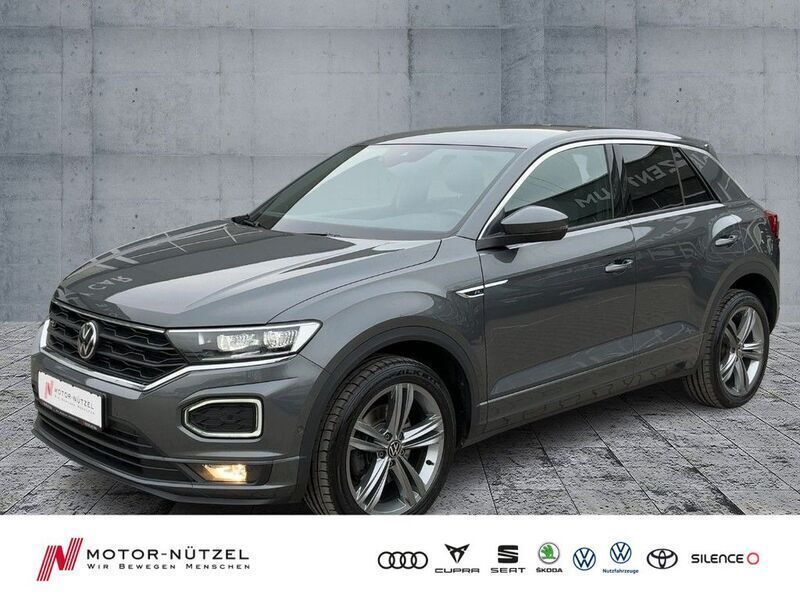 Grau Gebraucht 2021 VW T-Roc R-line SUV | 19.920 € - Bild 1/4