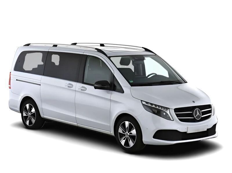 Weiss Gebraucht 2024 Mercedes V220 Edition Van / Kleinbus | 72.410 € - Bild 1/4