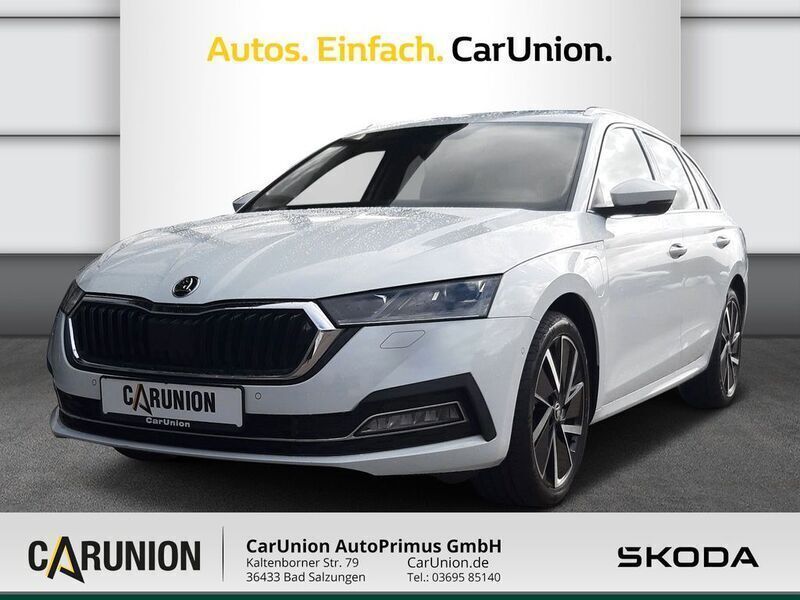 Moonweiss metallic met. moonweiss metallic met. Gebraucht 2020 Skoda Octavia Kombi | 23.990 € (Fairer Preis) - Bild 1/4