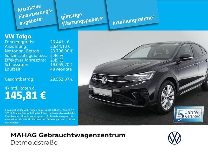 Schwarz Gebraucht 2024 VW Taigo Life SUV | 26.441 € (Fairer Preis) - Bild 1/1