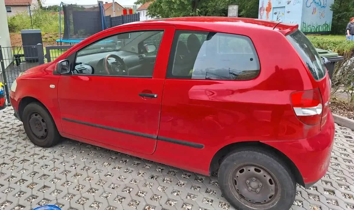 Gebraucht VW Fox 2005 Rot Kleinwagen