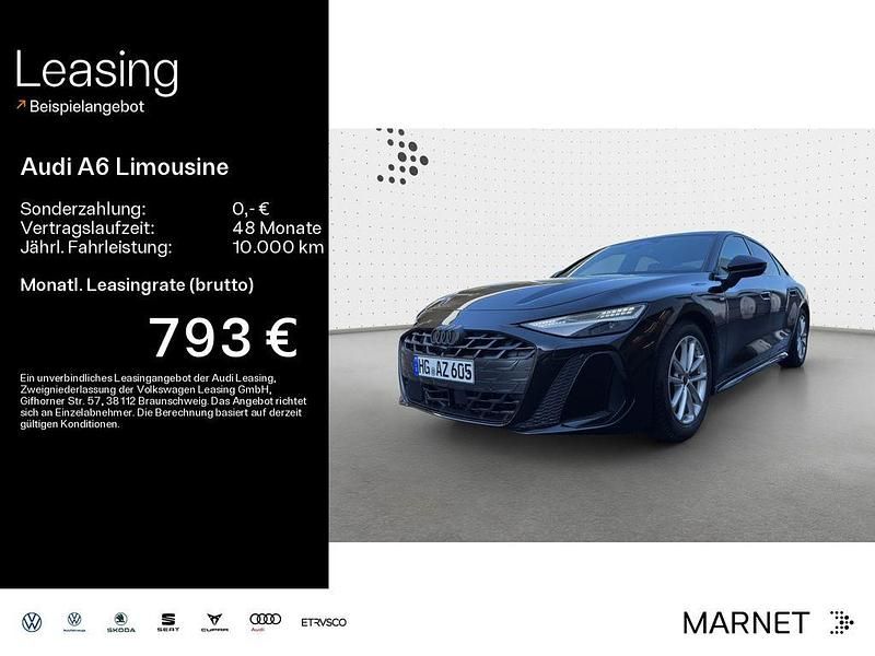 Gebraucht Audi A6 Ambiente 204 PS (150 kW) 2025 Mythosschwarz metallic Limousine