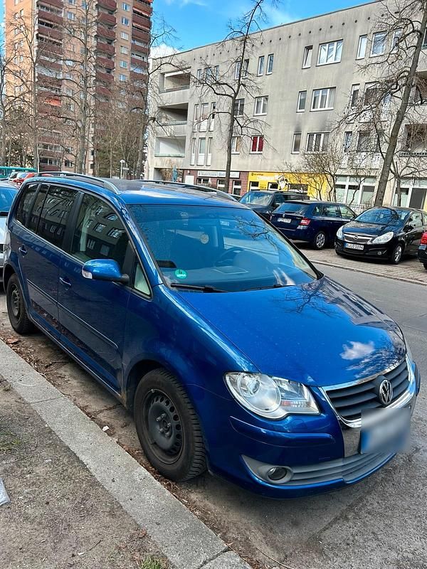 Gebraucht VW Touran Trendline 140 PS (102 kW) 2008 Blau Van / Kleinbus