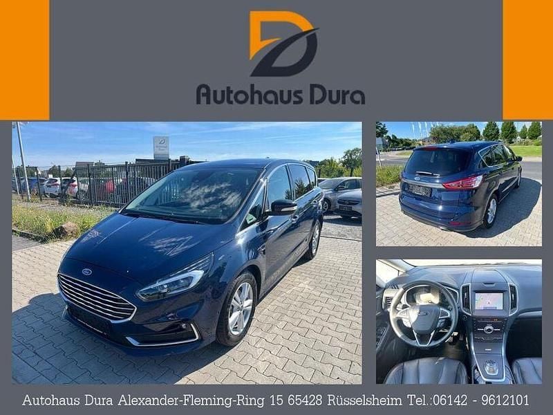 Blazerblau (blazerblau) Gebraucht 2020 Ford S-MAX Titanium Van / Kleinbus | 27.950 € (Etwas zu teuer) - Bild 1/4