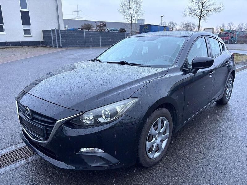 Gebraucht Mazda 3 Prime-Line 101 PS (74 kW) 2014 Schwarz Limousine