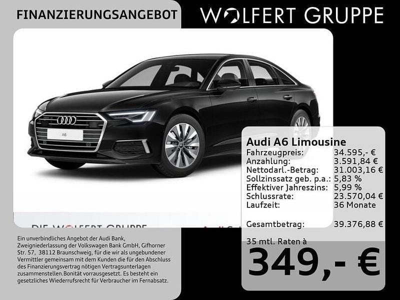 Gebraucht Audi A6 Design 204 PS (150 kW) 2023 Schwarz Limousine