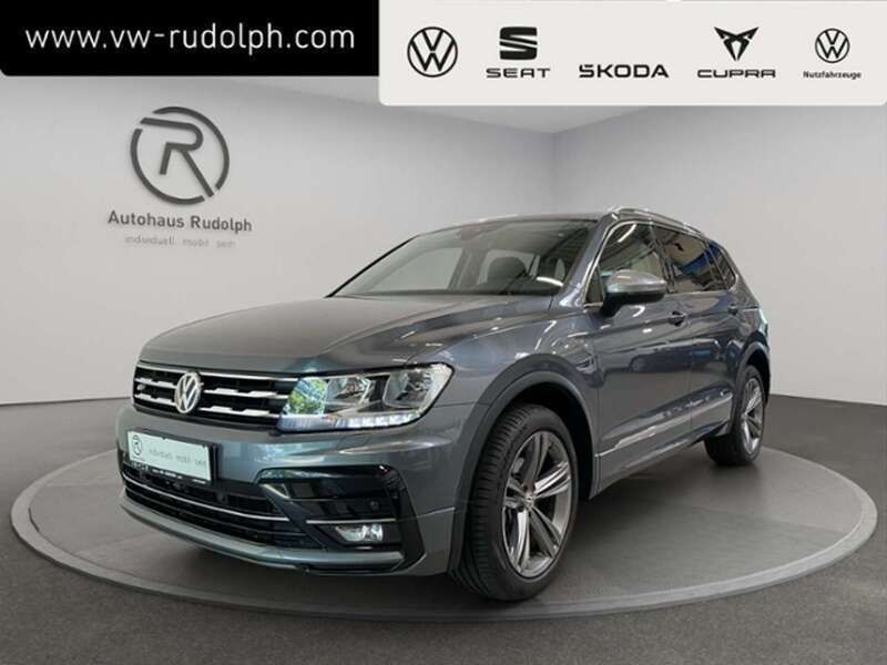 Platinum grey metallic (metallic) Gebraucht 2021 VW Tiguan Allspace United SUV | 27.980 € (Fairer Preis) - Bild 1/4
