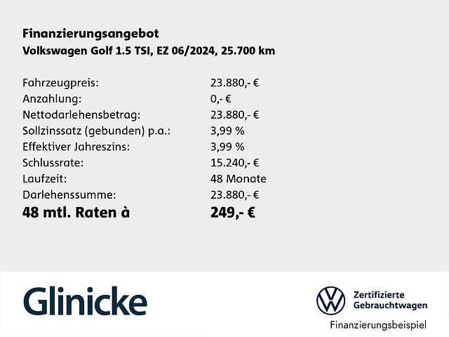 Gebraucht VW Golf VIII Life 116 PS (85 kW) 2024 Grau Limousine