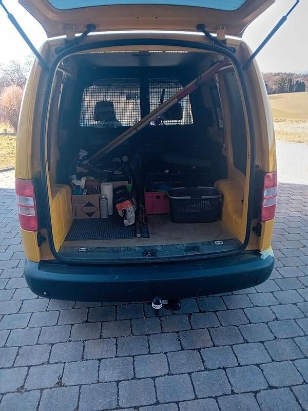 Gebraucht VW Caddy 75 PS (55 kW) 2012 Gelb Van / Kleinbus