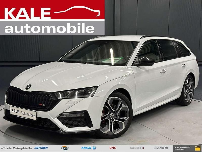 Moonweiss metallic Gebraucht 2023 Skoda Octavia RS Kombi | 32.480 € (Fairer Preis) - Bild 1/4