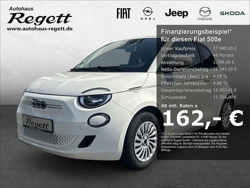 Gebraucht Fiat 500e 86 kW (118 PS) 2023 Arktis weiß) (weiss Kleinwagen