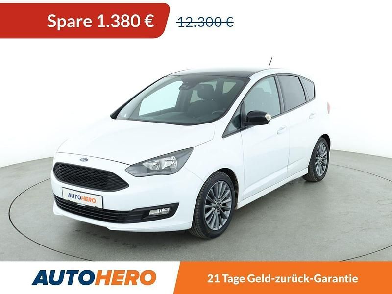 Weiß Gebraucht 2019 Ford C-MAX Sport Van / Kleinbus | 10.920 € (Fairer Preis) - Bild 1/3